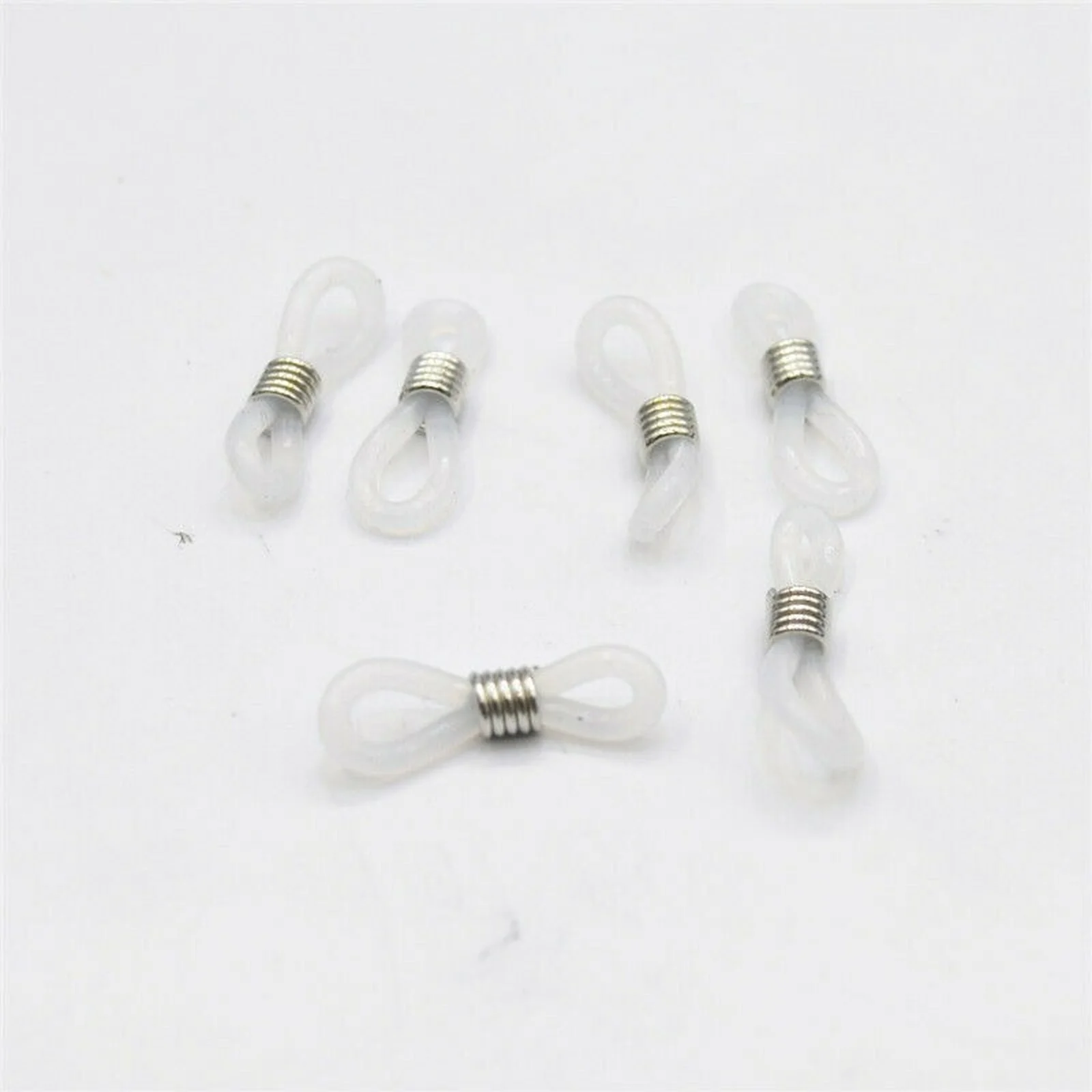 

10-100pcs Glasses Rope Chain Anti-slip Rope Silicone Ring Connector Sunglasses Jewelry Findings