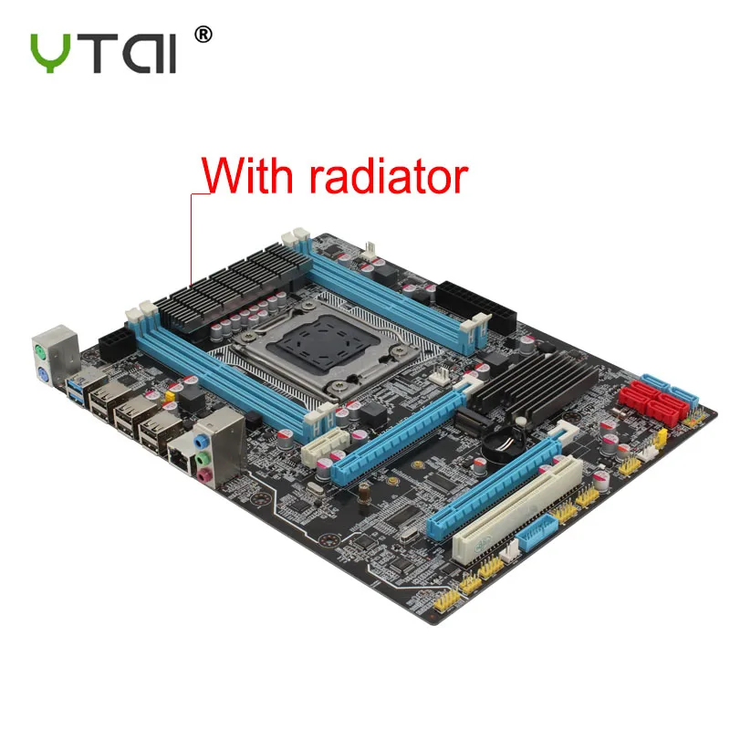 X79 материнская плата LGA 2011 слот PCI-E16X M.2 поддерживает память ECC Reg и процессор Ксеон E5 SATA3 USB2.0 4DDR3