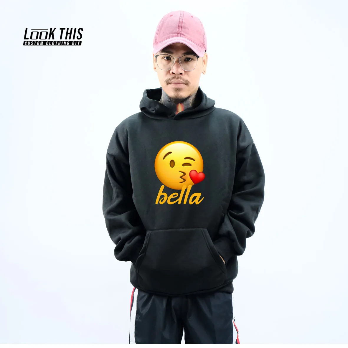 

Bella Poarch Male Pullover Hoodie Casual Top Funny Men's Hoodies Streetwear Unisex Long Sleeve Sweatshirts Oversized Hoodie