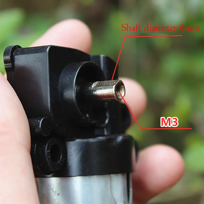 7-образные редукторные двигатели 6-12 В постоянного тока 60-120 об/мин с редуктором