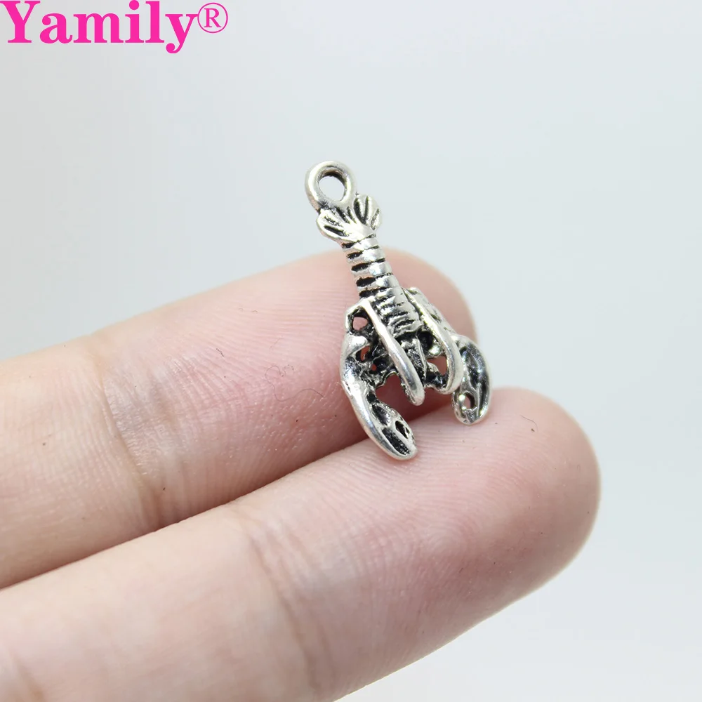 10 шт. 20x11 мм античный серебряный тональный кулон в виде крауса моллюсков