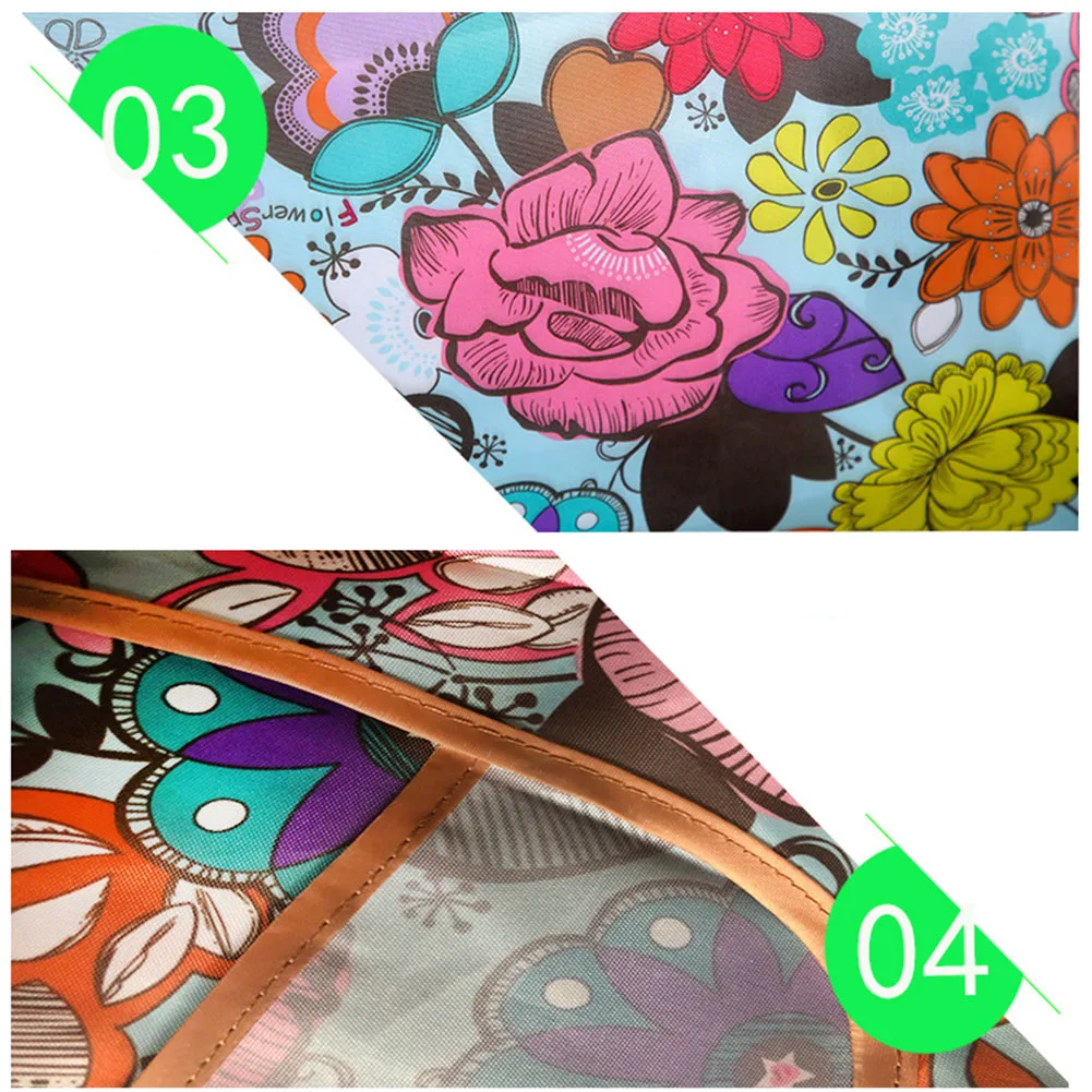 Толстая складная сумка для покупок многоразовая большой емкости продуктов