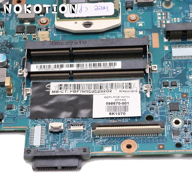 NOKOTION для hp Probook 4520S 4720S материнская плата ноутбука 48.4GK06.0SD DDR3 HD5430M 633551-001 633552-001 628795-001 598670-001 аккумулятор большой емкости
