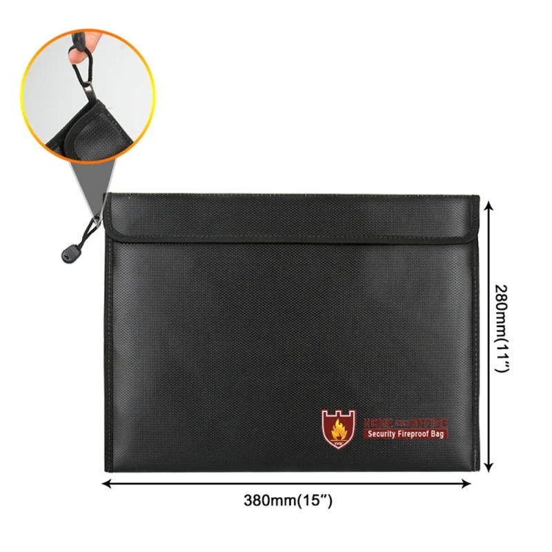 Огнеупорная Сумка для документов держатель мешок Водостойкий силиконовый