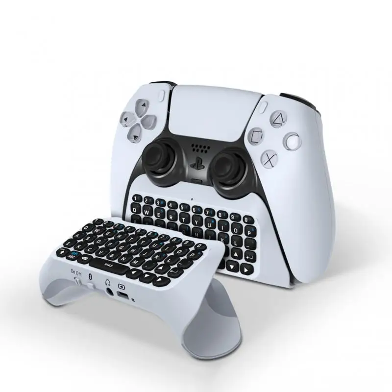 

3.5mm Wireless Gamepad Keyboard Controller Chat Pad For SONY PS5 Dualsence Built In Speaker Gamepad Keyboard For PS5 Controller