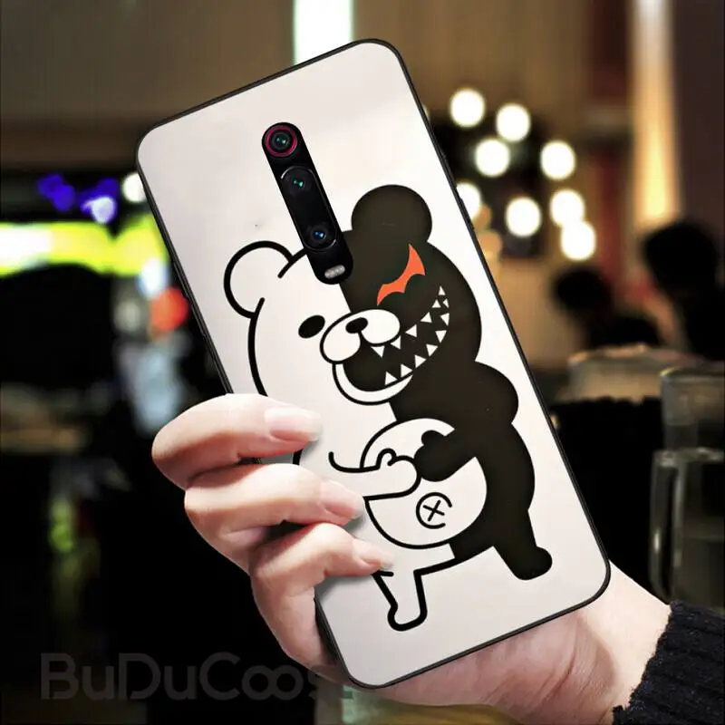 

Cute Kumamon Danganronpa Monokuma Phone Case For Xiaomi Redmi Note 7 5 6 8 Pro 9S Mi8 Mi10 A2 Lite 6X Mi9 SE 9t Pro 8 8A Cover