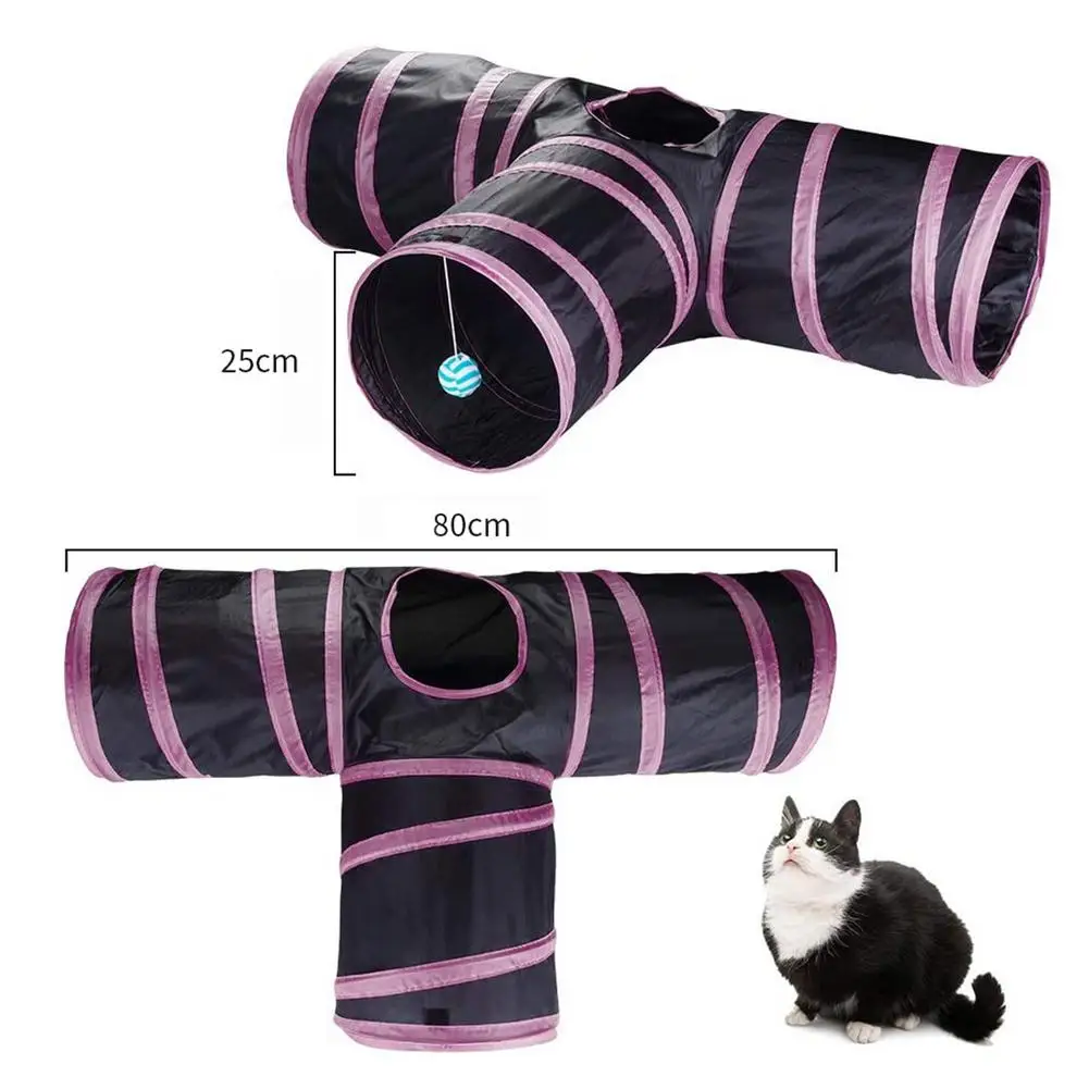 

31Pcs/Set Cat Toy Kit Collapsible T Shap Tunnel Pet Fun Toy Mice Shape Feather Balls Kitten Dog Cat Interactive Play Supplies