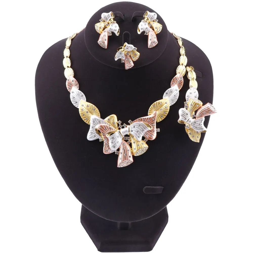 Комплект из колье серёг браслета кольца и | Украшения аксессуары