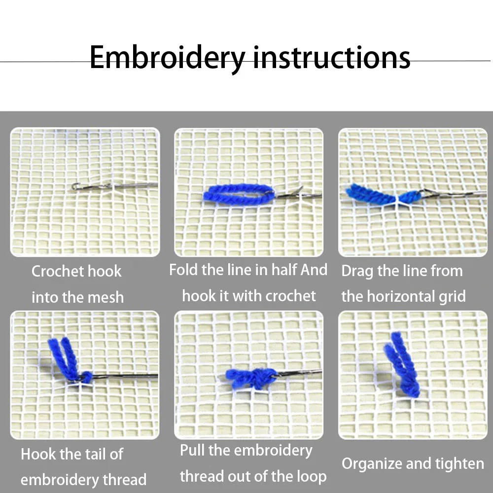Набор крючков с защелкой серии животных Diy Вышивка ковров 3D сегмент вышивка