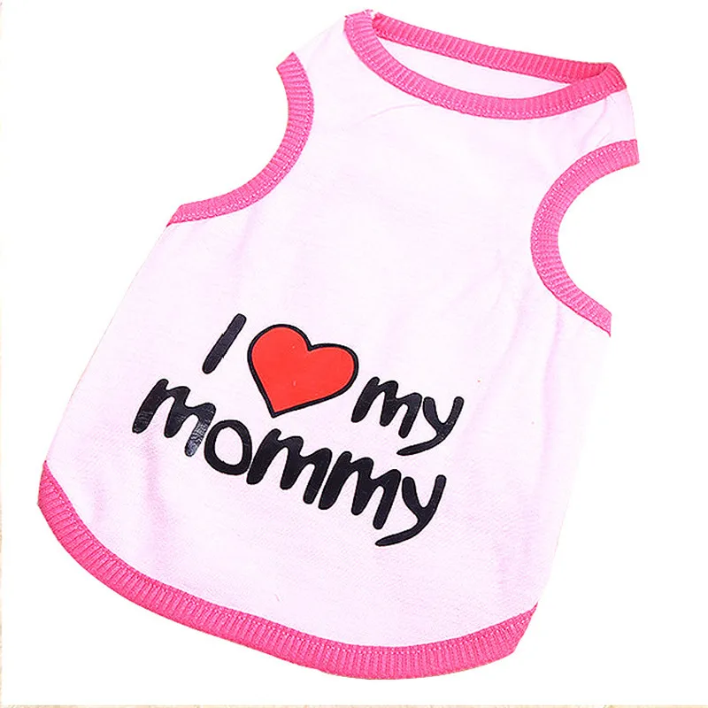 Модная Милая Одежда для собак маленьких кошек летняя одежда чихуахуа с рисунком