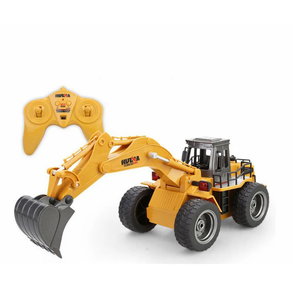 1/18 6CH RC металлический Экскаватор строительная игрушка с зарядным аккумулятором