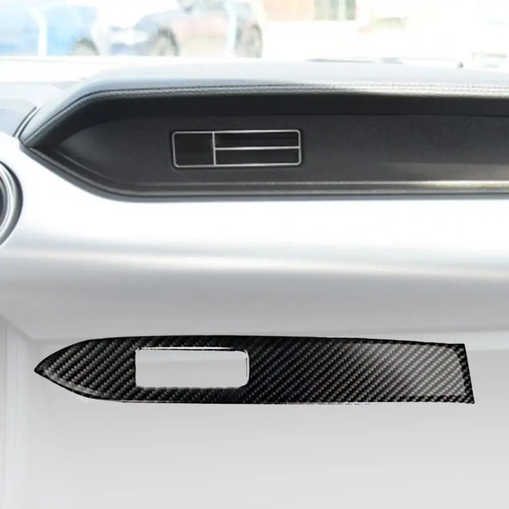 

50% Hot Sales!!! Dash Board Sticker Reusable 3D Carbon Fiber Car Panel Mouldings Cover for Mustang 2015-2019