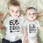 Комбинезон для новорожденных, рубашка для маленьких братьев, детей, больших братьев, одежда для семьи, братьев и сестер
