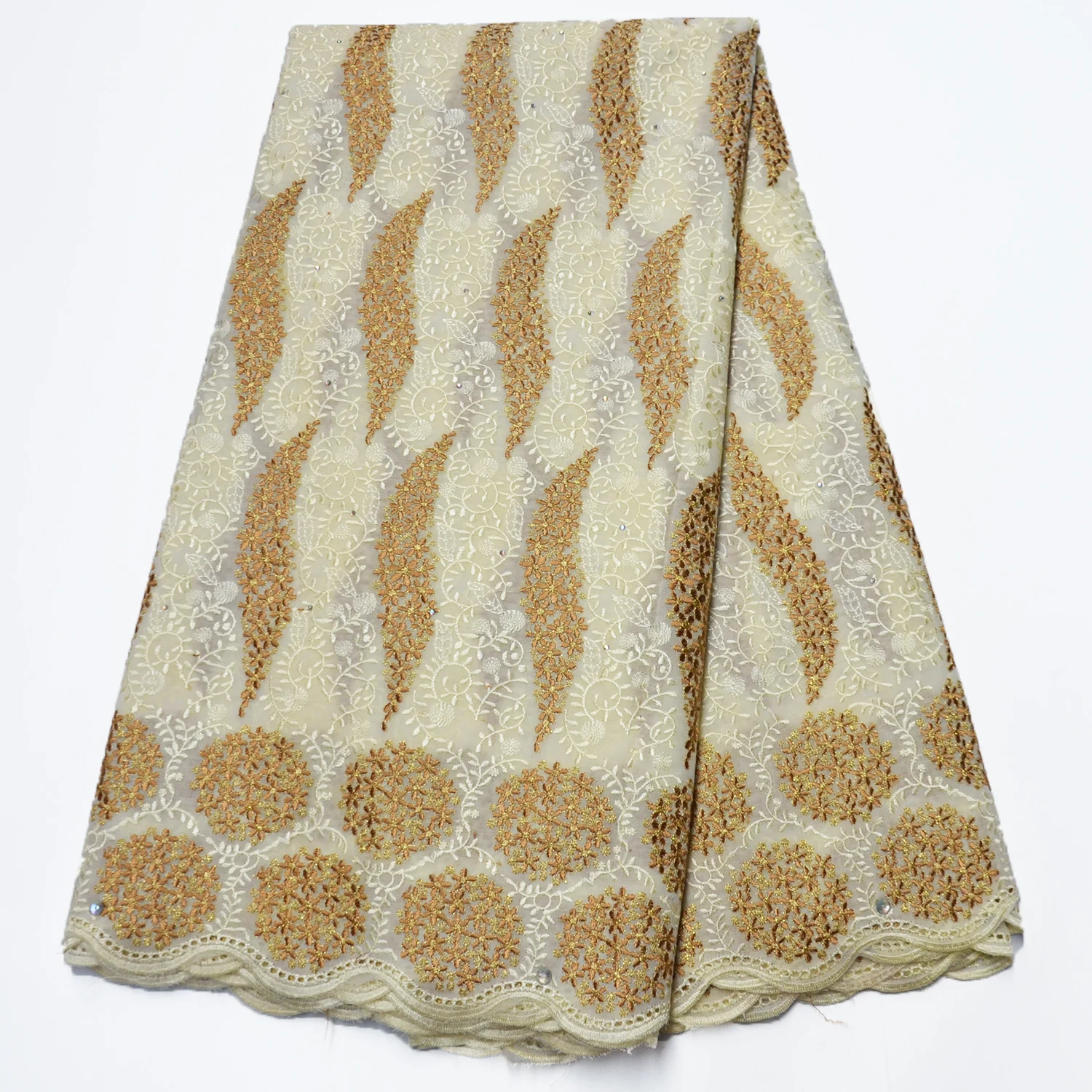 

CS-New Arrivals Swiss Voile Lace In Switzerland High Quality African Dry Lace Fabric 100% Cotton Lace For Party Dress