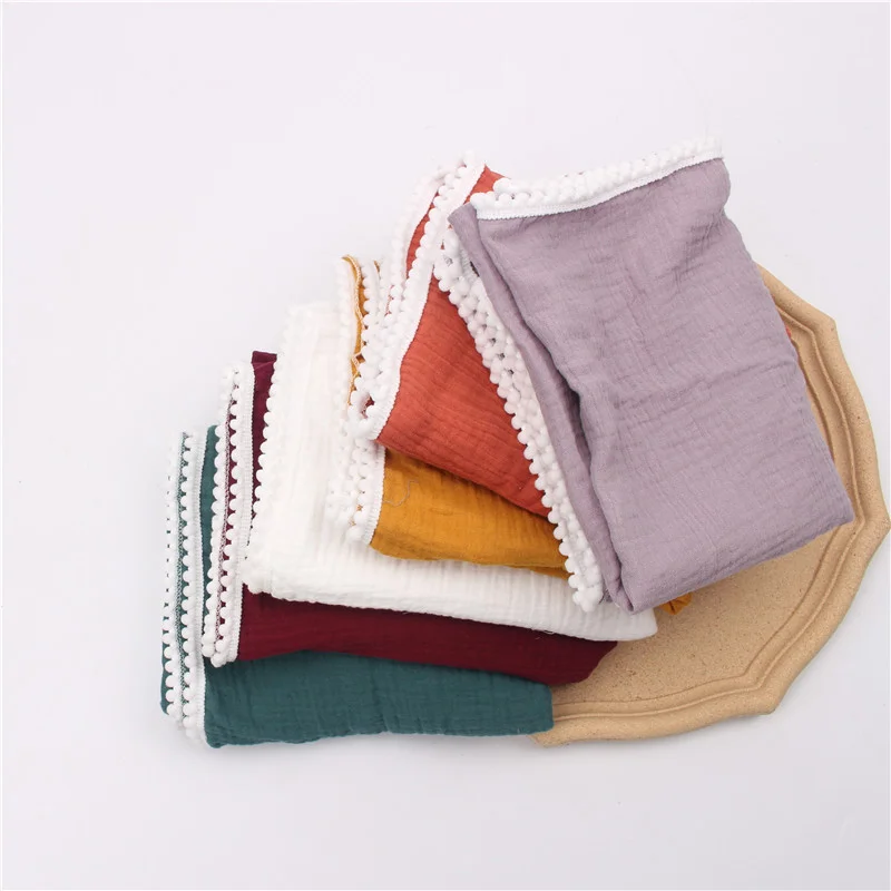 

Newborn Baby Soft Muslin Blanket Infant Cotton Swaddle Wrap Manta Scarf Baby Deken Accessories Stuff Newborn Photography Props