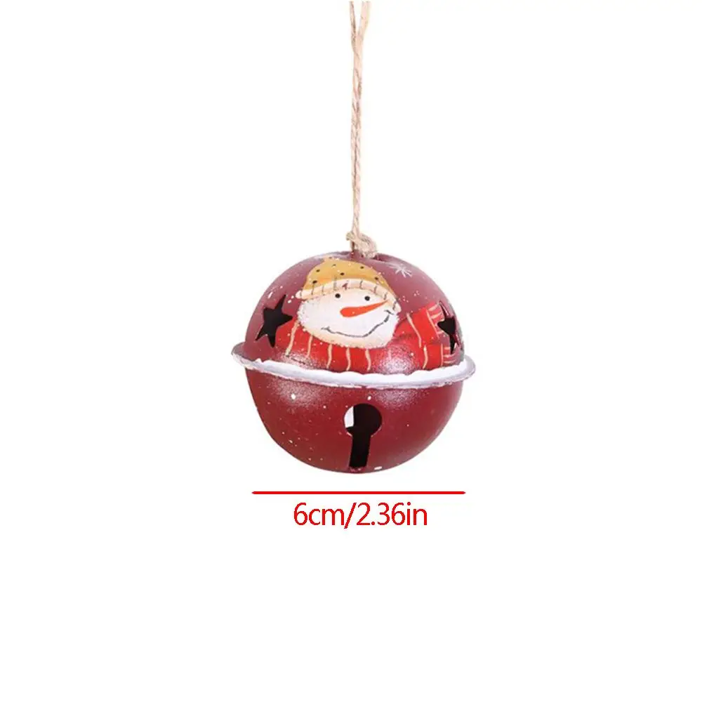 Новое Рождественское украшение подвеска в виде Санта-Клауса женская колокольчик