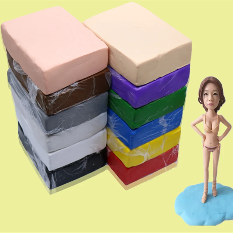 Профессиональный полимера Пластилин гончарная глина DIY мультфильм Скульптура