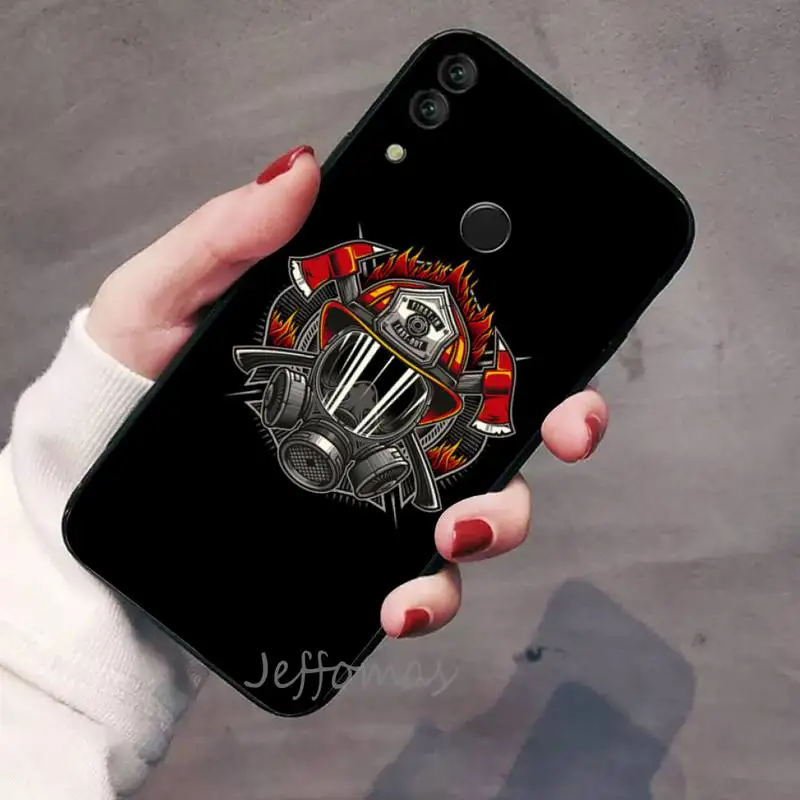 

Firefighter Heroes Fireman Phone Case For Huawei Honor view 7a5.45inch 7c5.7inch 8x 8a 8c 9 9x 10 20 10i 20i lite pro