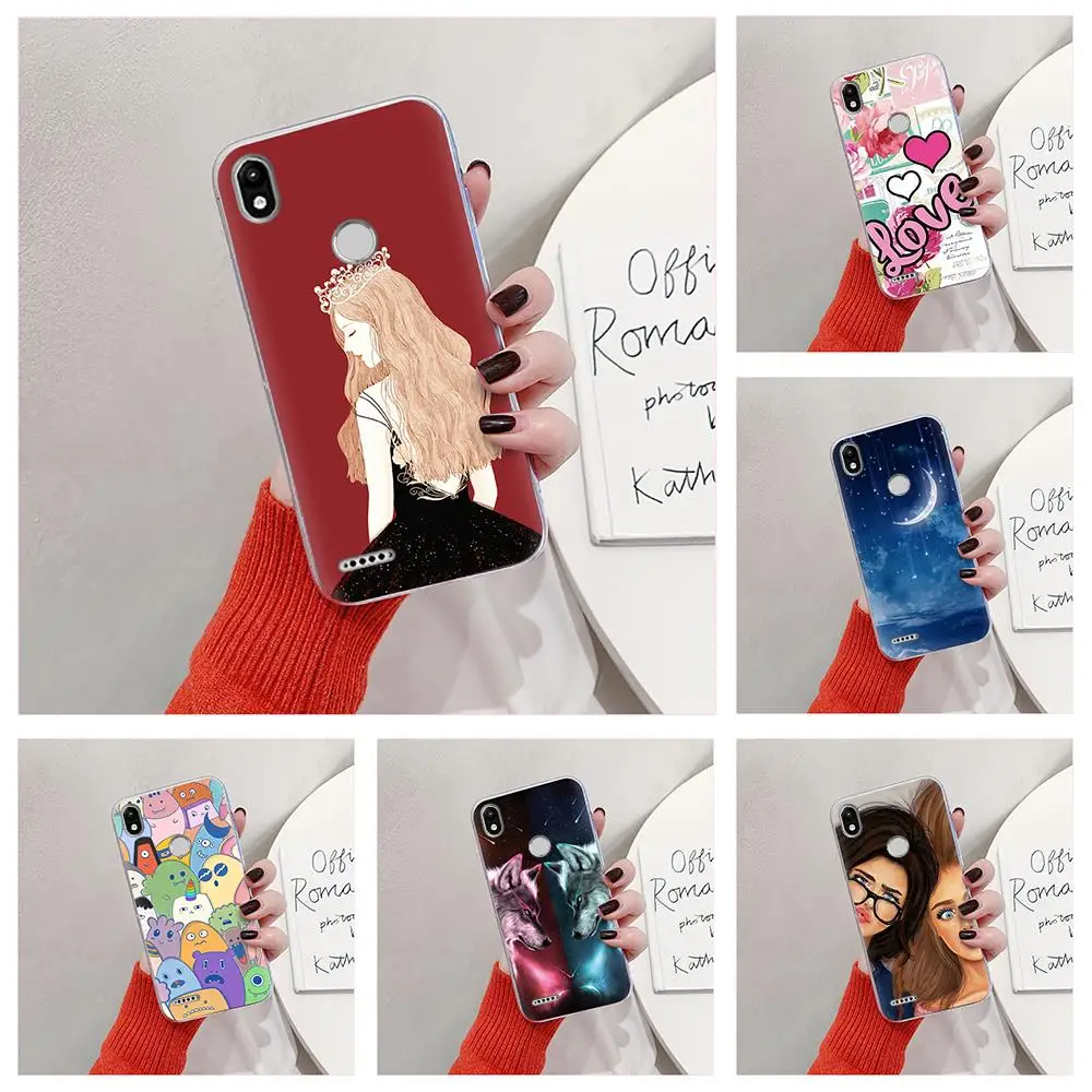 Задняя крышка абсолютно новый чехол для телефона Infinix Smart 2 X5515 мягкий милый