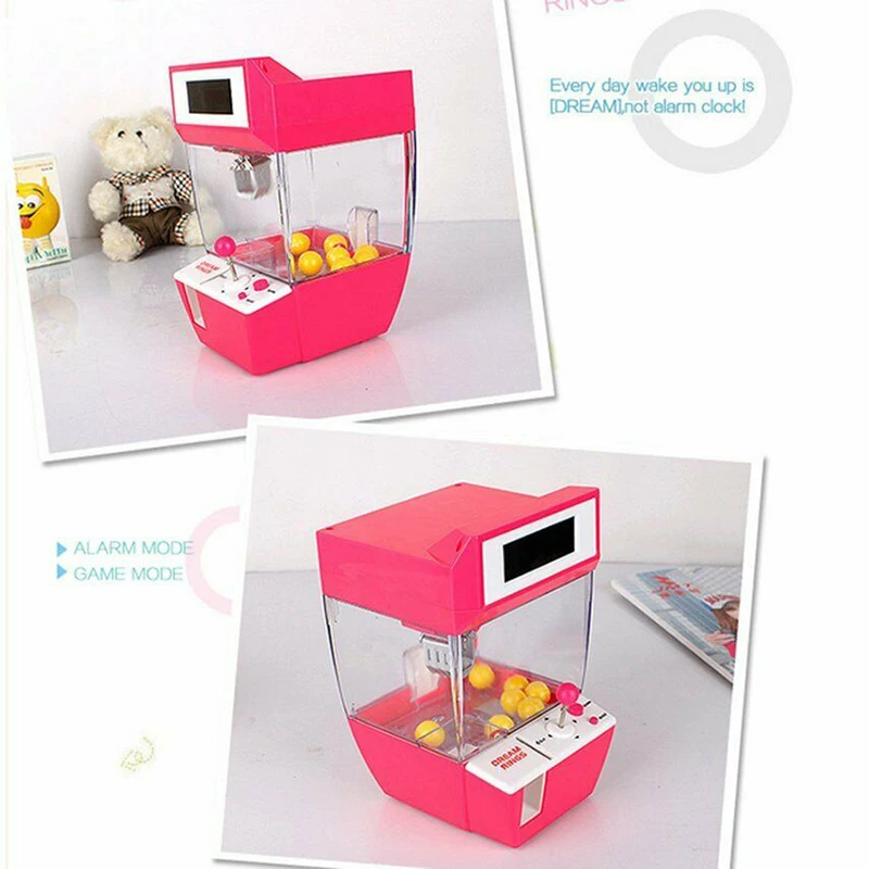 

2021 Clock Coin Operated Game Machine Crane Machine Candy Doll Grabber Claw Arcade Machine Automatic Toy Kids Children