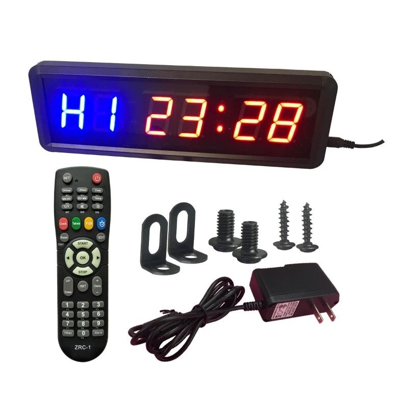 Таймер для спортзала Секундомер с пультом дистанционного управления