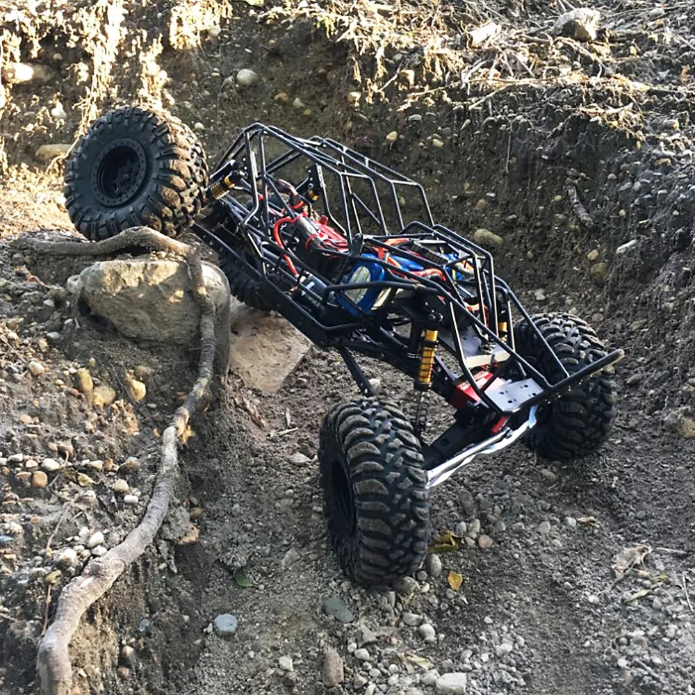 Металлический корпус полная рама для 1/10 RC Crawler Axial Wraith Rock Racer AX90018 90020 90031 90045 90056
