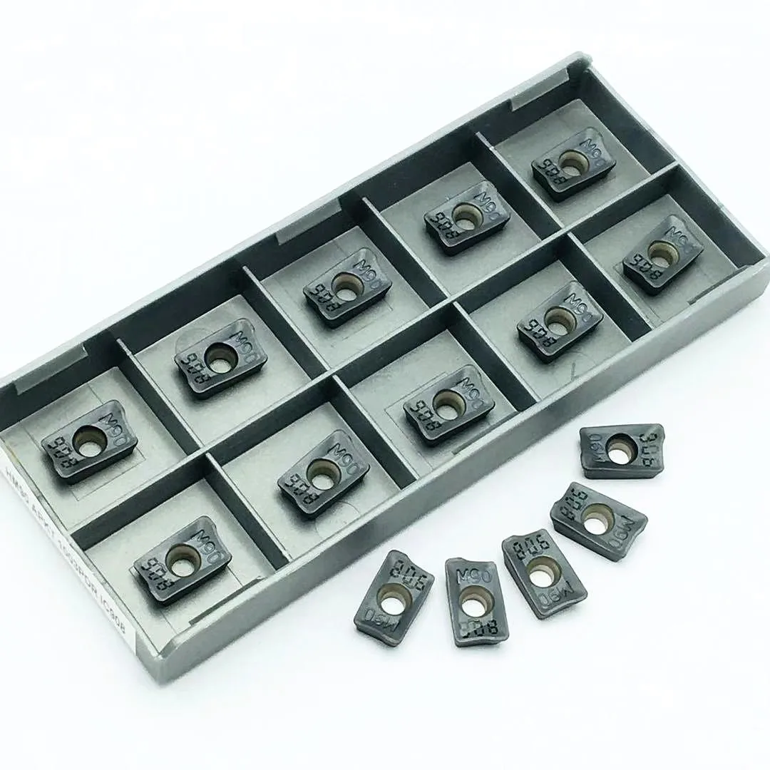 100 шт. HM90 APKT1003 PDR IC908 карбидная фреза для ЧПУ APKT 1003 торцевая APKT1003PDER токарный станок