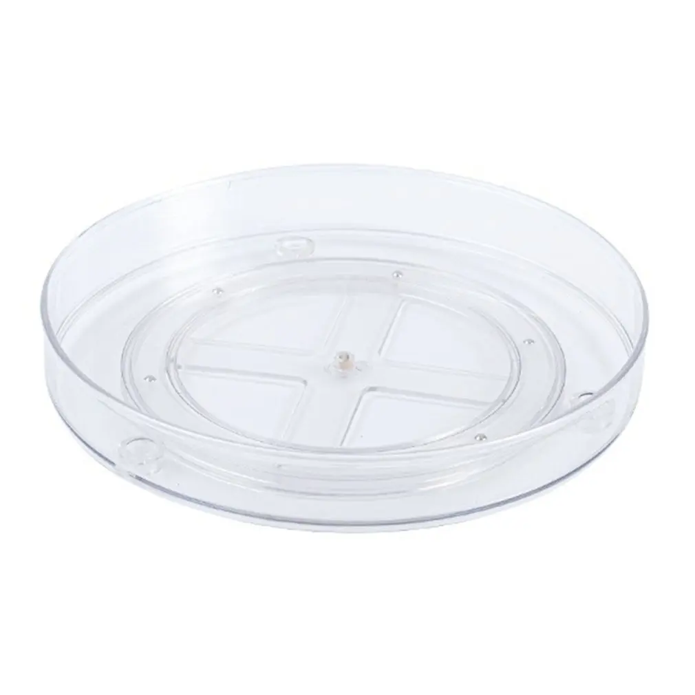 

Kitchen Storage Rack Thickening PET Transparent 360 ° Rotary Seasoning Storage Box Kitchen Rack Products