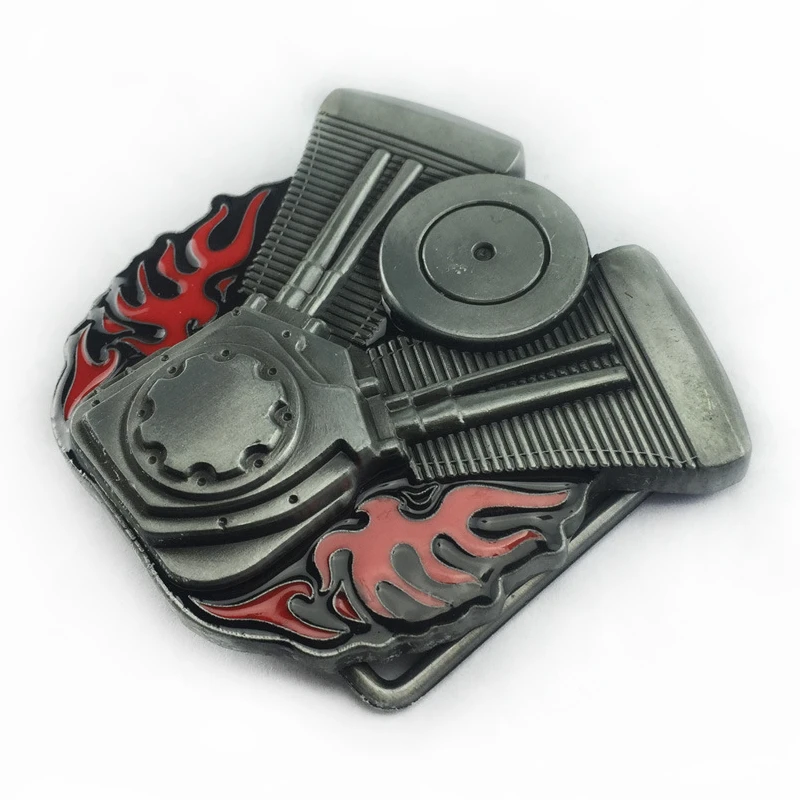 Модная металлическая 3d пряжка с двигателем в стиле панк рок ремень шириной 4 см