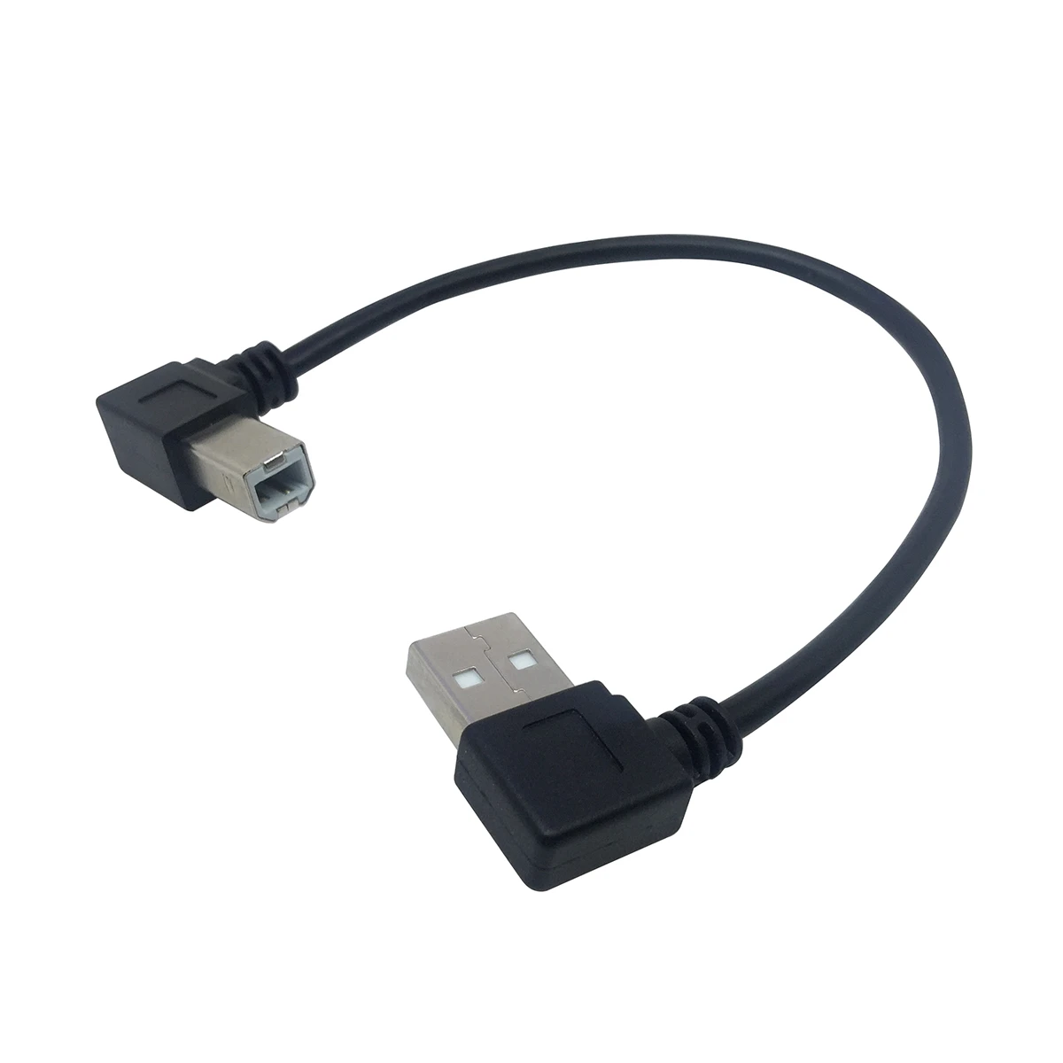 90 градусов Угловой USB принтер кабель A папа к B Мужской для Canon Brother Samsung Epson HP ZJiang