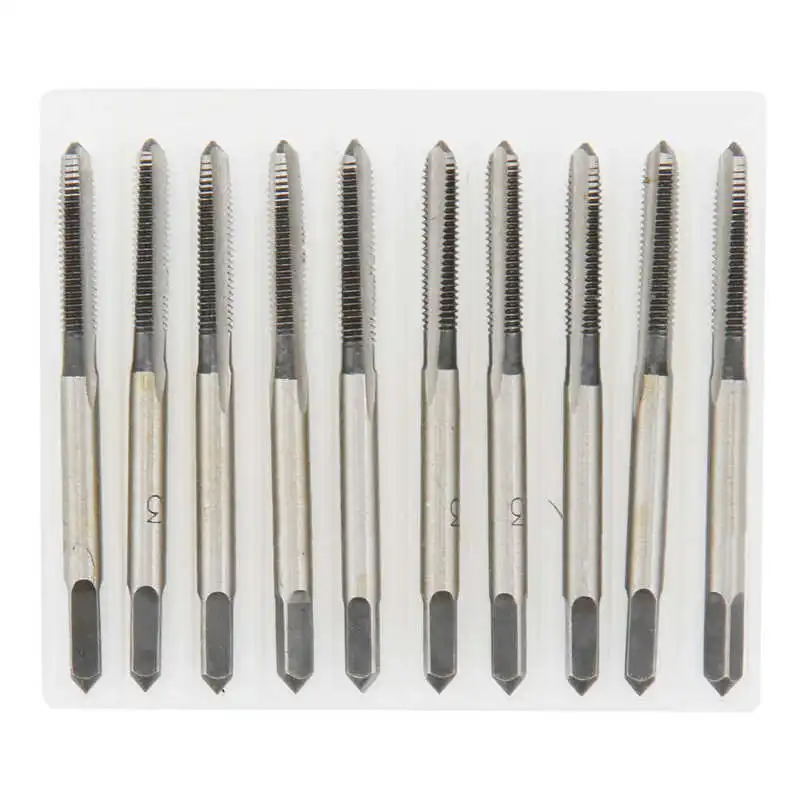 

10Pcs M3 Tap Manual M3 Carbon Steel Hardware Machine Tools Industrial Supplies