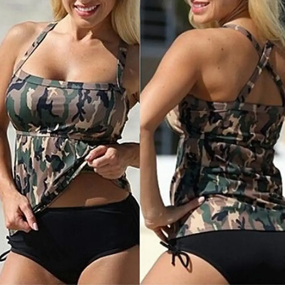 

Женский купальник, дизайнерский сексуальный купальник-танкини, пляжный купальник с принтом на бретельках, купальный костюм, Бразильская пл...