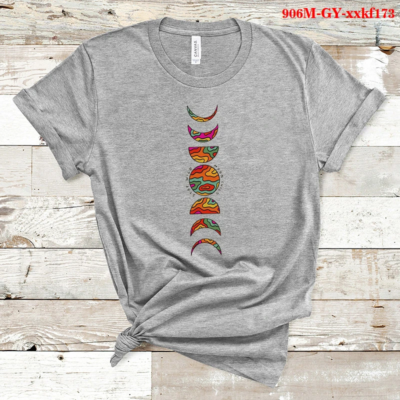 

2021 Harajuku Short Sleeve Tshirts STAY WILD Print Tshirt Graphic t shirts Summer Cotton Fashion T Shirt Woman Plus SZIE Tops