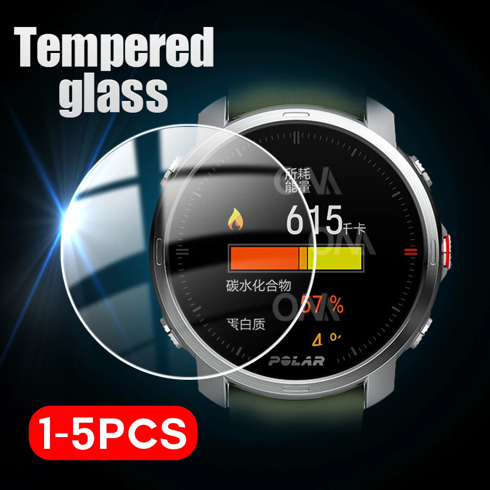 Polar Vantage M2 V2 V Ignite 2 Grit X Pro Smart Watch Tempered Glass film Screen Protector Clear Protective Cover Accessories