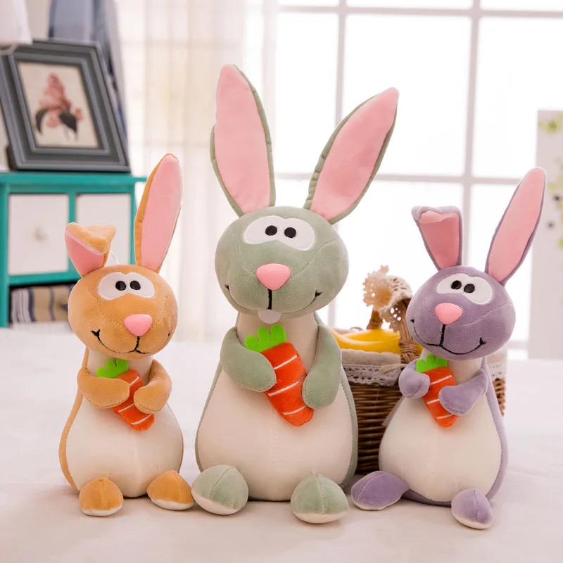 Детский милый морковый кролик мягкие плюшевые игрушки животные мягкий редис