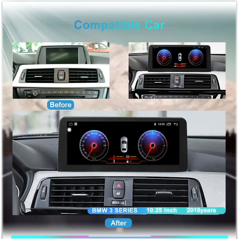8 Core Android Системы автомобильный планшет стерео для BMW F30 F34 F36 2018 + WI FI 4G 4 64 ГБ