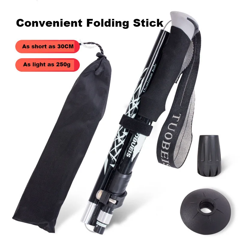 

Trekking Poles Folding Hiking Stick Collapsible Hiking Pole Trekking Stick Walking Pole Nordic Walking Sticks Adventure climbing