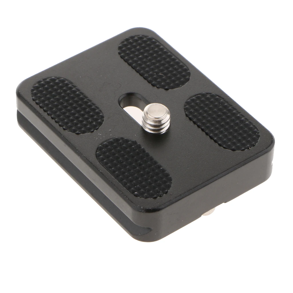 

PU-50 Camera Quick Release Plate Universal Mount for Tripod Ball Head .w/ 1/4 Inch Standard Screw Compatible with Arca Swiss