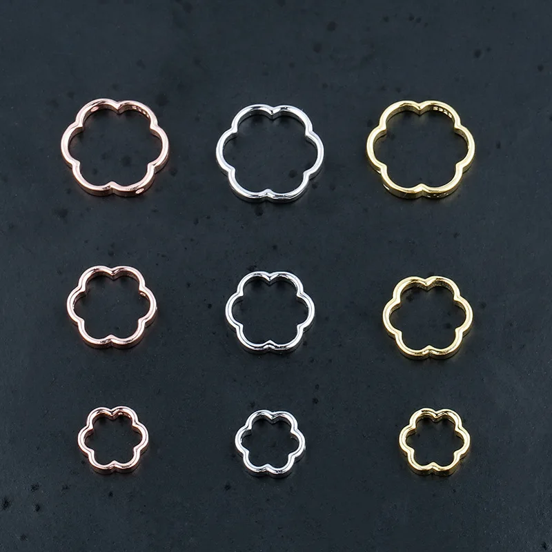 925 пробы серебряные бусины в форме сливы петля рамка сепаратор подходит для 6 мм 8