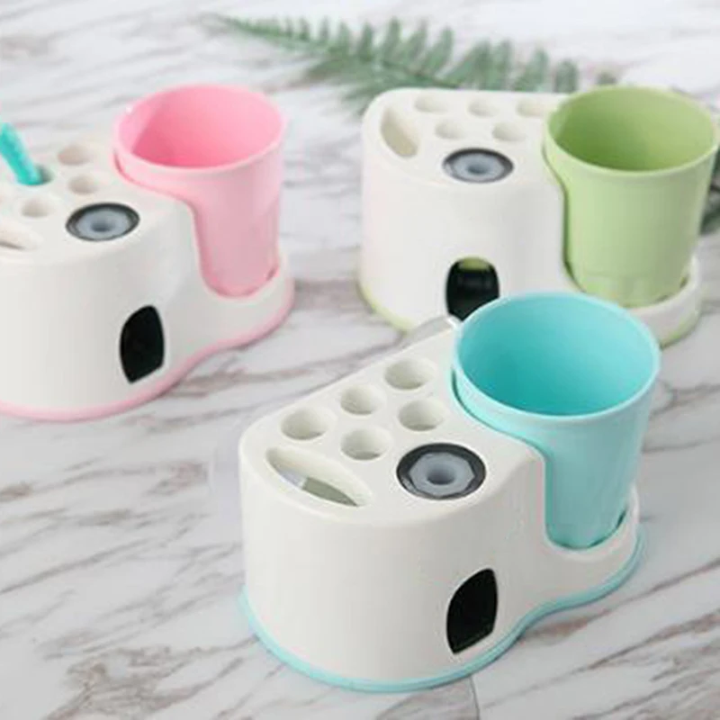 2021 Новый автоматический держатель для зубной пасты и щетки стакан на присоске