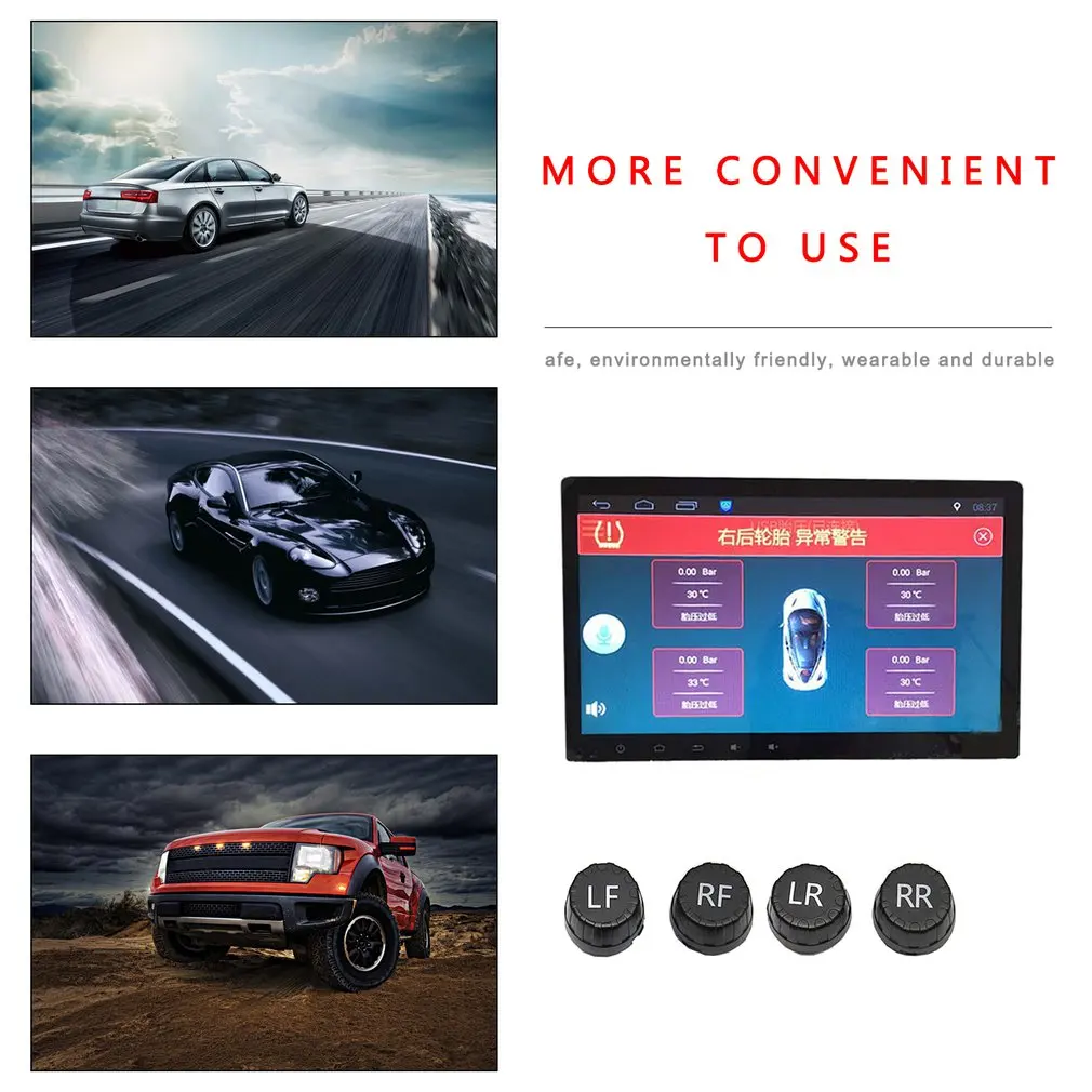 

AN-10 USB Tire Pressure Monitoring System Android Navigation Tire Pressure Monitor Wireless Tire Pressure Monitor