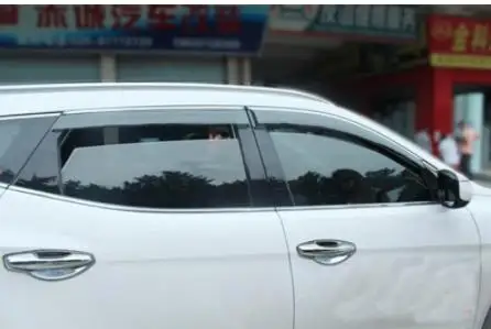 Солнцезащитный козырек от дождя/солнца для Hyundai Santa Fe IX45 2013 2014 2015 2016 Стайлинг