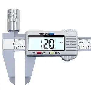 Vernier Caliper 0-150mm 6 inch Measuring Tool Plastic LCD Digital Electronic Carbon Fiber Ruler Gauge Micrometer