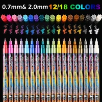 colorful art markers waterproof paint marker pen sketch craft scrapbook alcohol based sketch oily dual brush pen art supplies