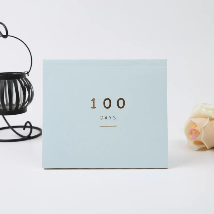 Новое поступление корейские 50 листов 100 дней планировщик блокнот чтобы сделать