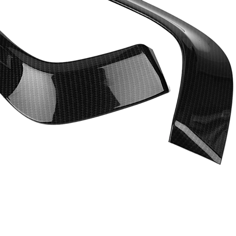 

Car Carbon Fiber Front Fog Fight Lamp Eyebrow Cover Strip for Honda Civic 10Th Generation 2016+