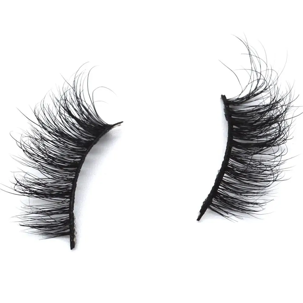 Норковые ресницы 3D норковые толстые ручной работы полная полоса без жестокости