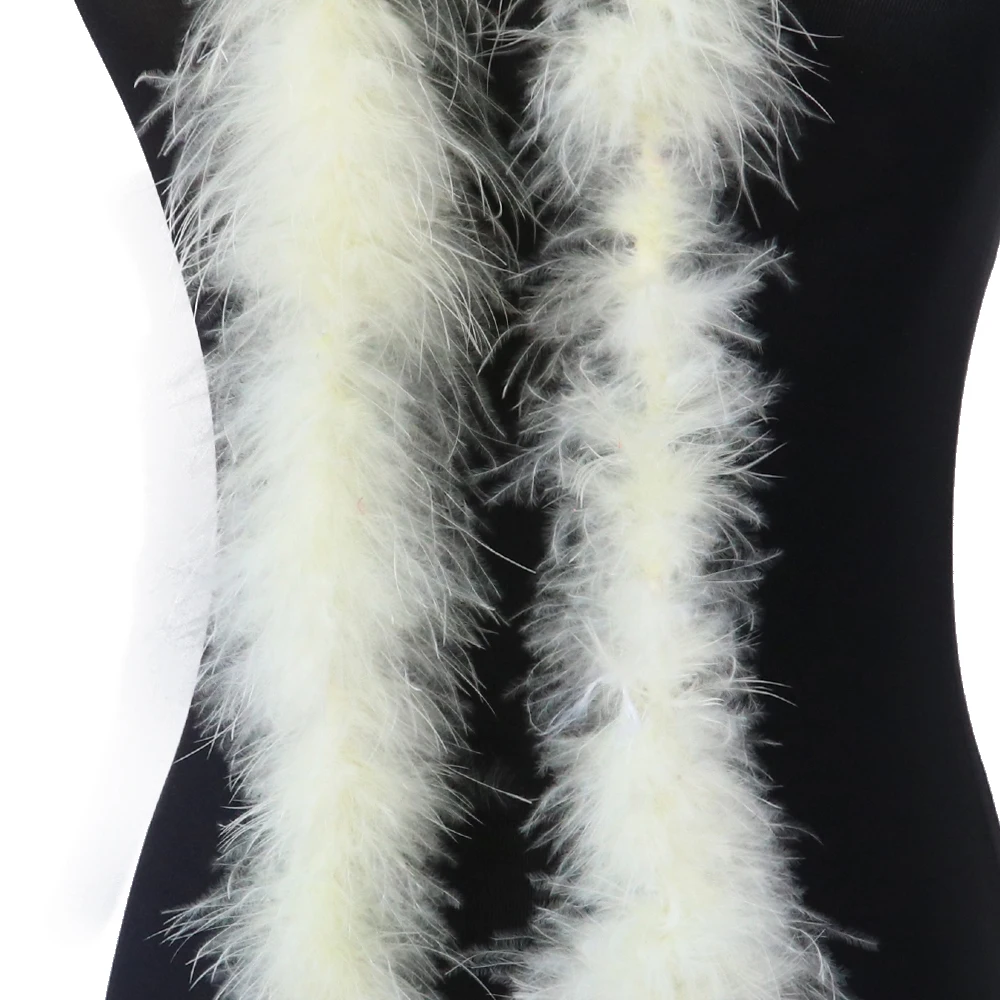 Дешевые 2 метра перья марабу удаа 11 г шаль из индейки с лентой для свадебного