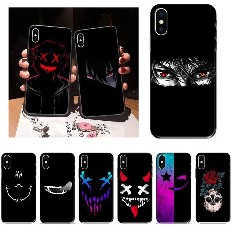 

Zororong Beautiful Cool Aesthetic Black eyes Phone Case For iPhone 12 Mini 11 Pro XS Max X XR 7 8 Plus