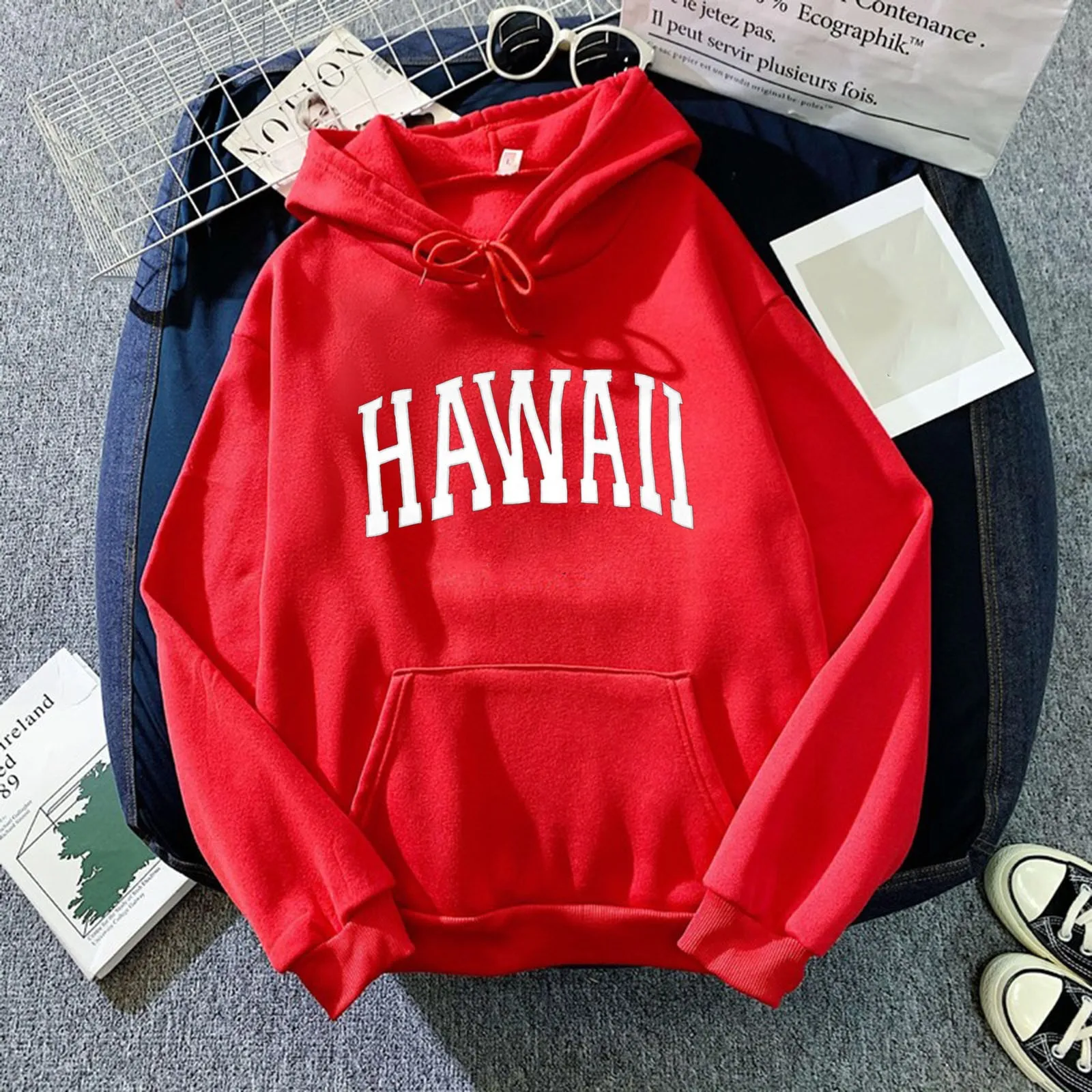 Lazy Style Sweatshirts Women'S Hooded Spring And Autumn Korean Style All-Match Zipper Pullover Shirt Loose Sports Tops Hoodie